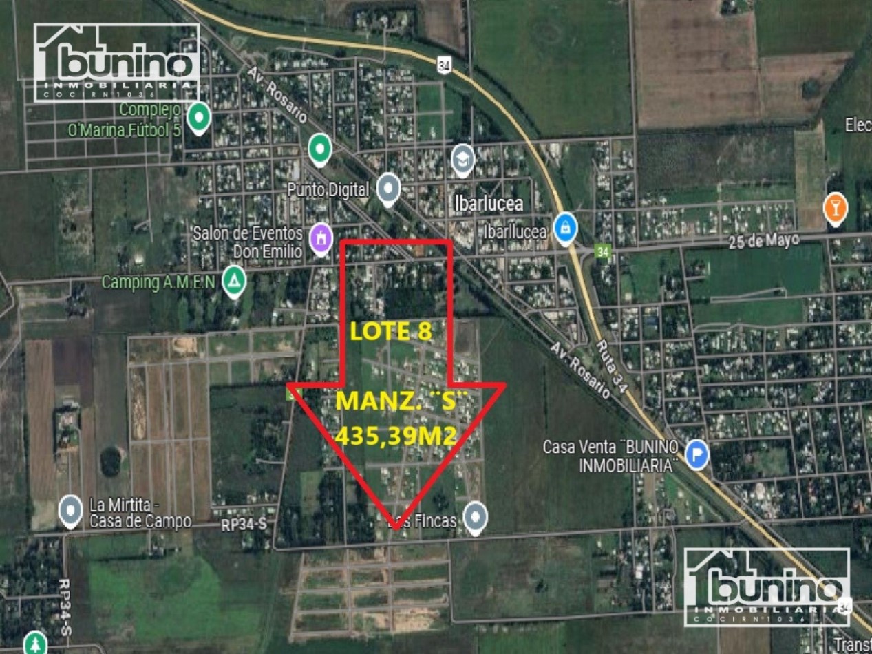 Terreno en venta en Fincas de Ibarlucea - Posesion inmediata