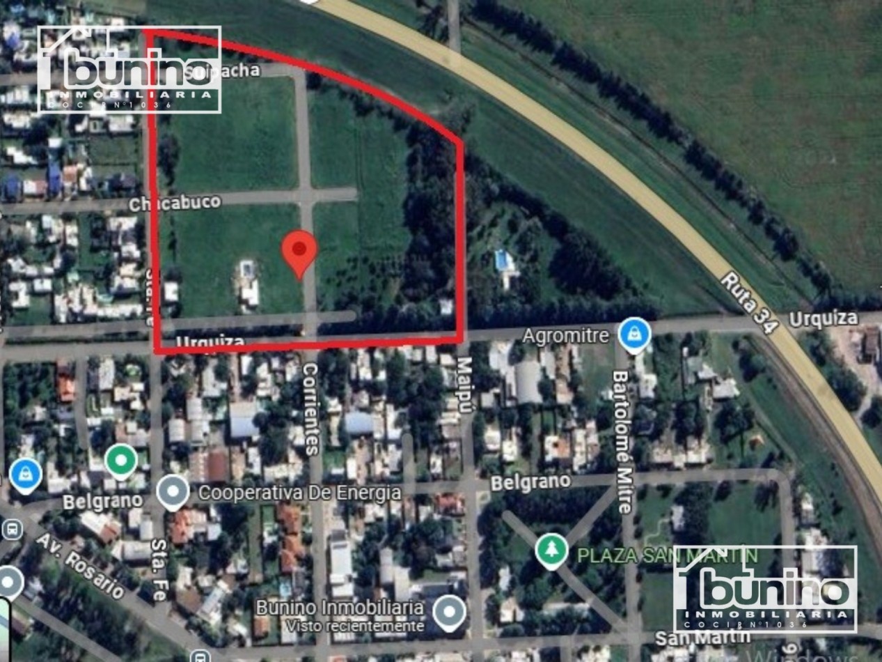 Terrenos centricos en Ibarlucea - EN VENTA. POSESION Y ESCRITURACION INMEDIATA
