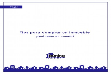 Tips para la compra de un inmueble