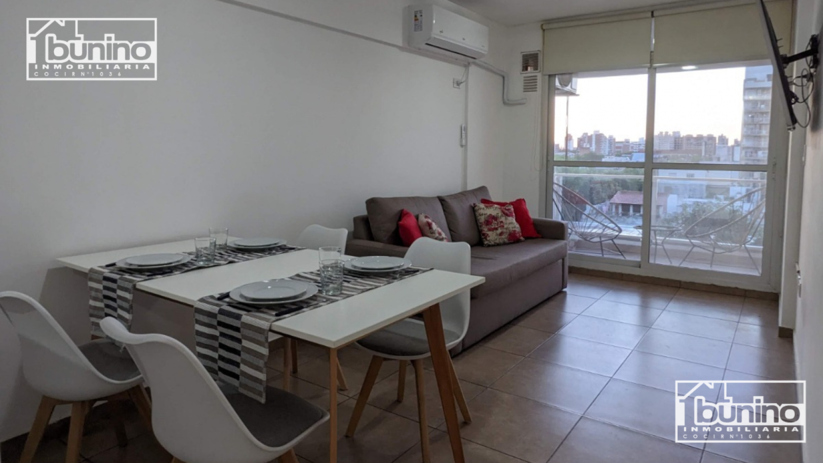 Departamento amueblado en alquiler en Rosario - 1 Dormitorio